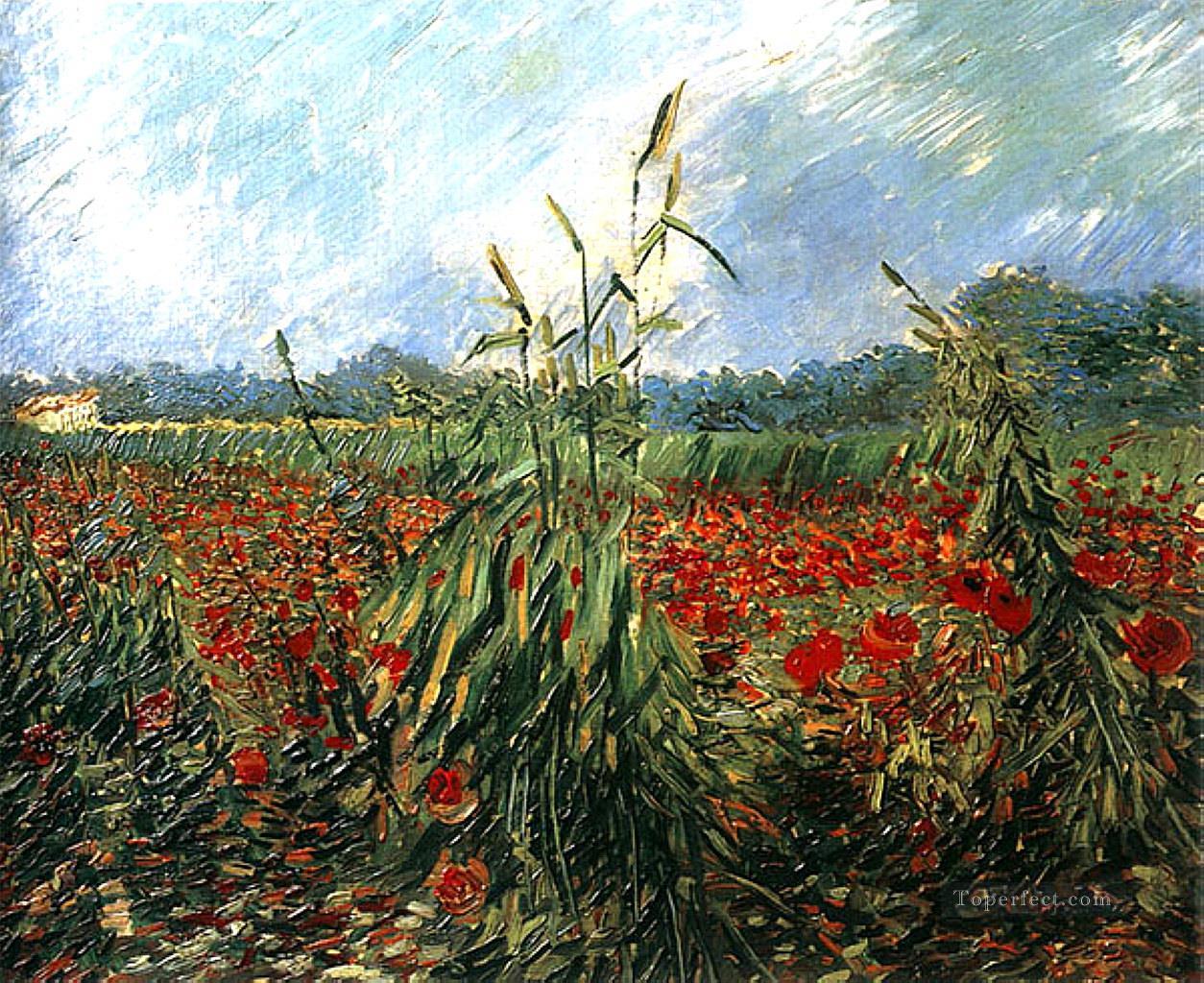 Green Ears of Wheat Vincent van Gogh Oil Paintings